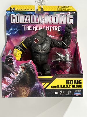 2024 Godzilla x Kong The New Empire Kong With B.E.A.S.T Glove 2024 Playmates New-image
