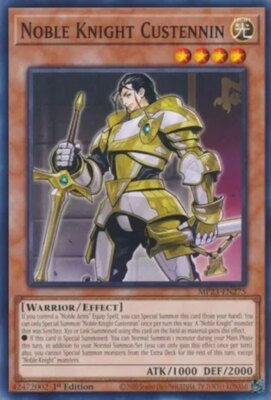Yugioh! Noble Knight Custennin - MP23-EN275 - Common - 1st Edition Near Mint, En-image
