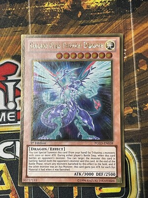 Yugioh Galaxy-Eyes Photon Dragon PGLD-EN038 1st Gold Rare-image