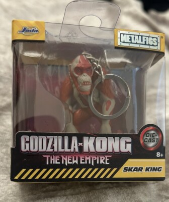 Jada Toys- MetalFigs Godzilla x Kong The New Empire Diecast SKAR KING Keychain-image