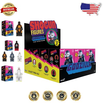 Toho Blind Box Wave 04 Shogun V2 Set of 12 Vintage Godzilla Action Figures-image