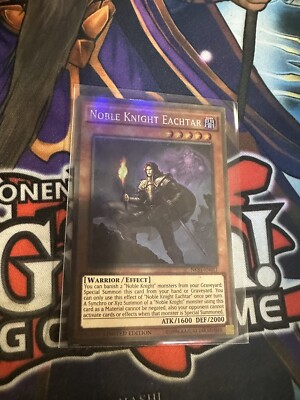 Yugioh! LP Noble Knight Eachtar - NKRT-EN011 - Platinum Rare - Limited Edition L-image