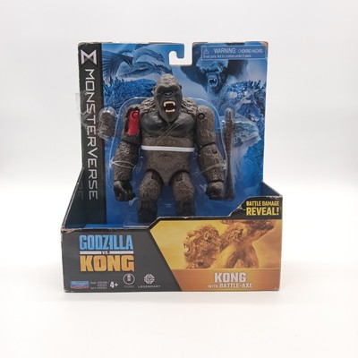 Playmates Monsterverse Godzilla VS Kong-Kong W/Battle Axe Battle Damage Reveal-image