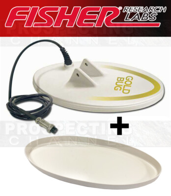 Fisher GOLD BUG PRO GOLD BUG F5 Metal Detector 10 inch DD Waterproof Coil Cover-image