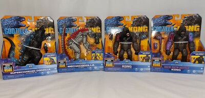 Godzilla vs kong 6 Inch Lot             4 figures new in boxes-image