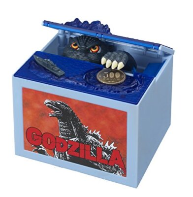 Godzilla Coin Bank Money Box Monster movie character piggy bank New from Japan-image