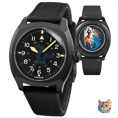 Undone Godzilla vs Kong Movie Limited Edition COL-GZL-GZL watch Black 37mm NEW-image
