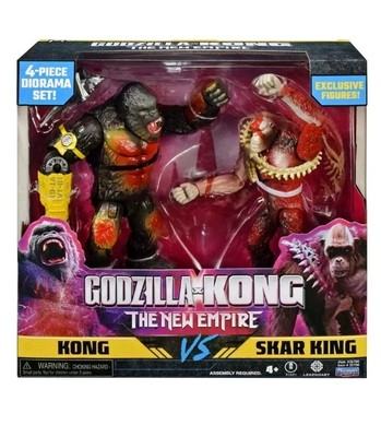 NEW Godzilla X Kong: The New Empire Two Pack Exclusive Set. Kong Vs Skar Kin-image