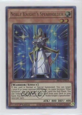 2021 Yu-Gi-Oh! Brothers of Legend 1st Edition Noble Knight's Spearholder 00jz-image