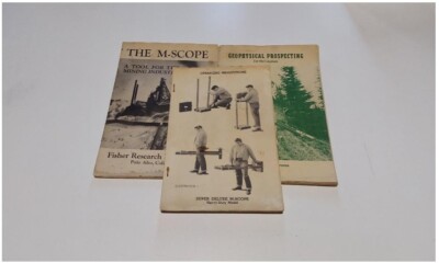Fisher Metal Detector M-Scope Operating Manual, Geophysical Prospecting, Mining-image