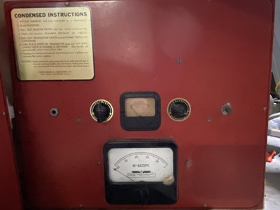 Untested Fisher M Scope Metal Detector-image