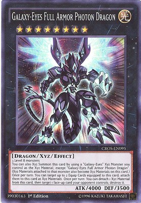 Yu-Gi-Oh Card - CROS-EN095 - GALAXY-EYES FULL ARMOR PHOTON DRAGON (super rare)-image