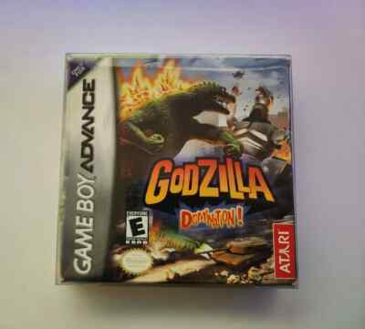 Godzilla Domination (Nintendo Game Boy Advance GBA 2002) CIB Complete in Box-image