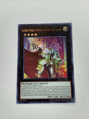 Yu Gi Oh Sacred Noble Knight of King Custennin (CYHO-EN089) NM-image