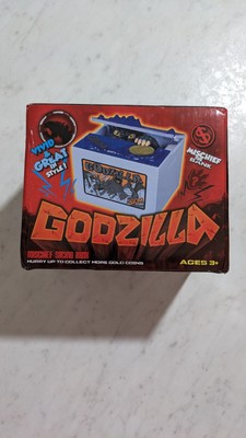 Godzilla mischief Coin Bank Box LED gimmick sound moving figure-image