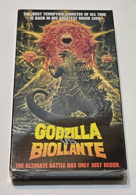 Godzilla Vs. Biollante (VHS, 1989, HBO HomevVideo) New Sealed-image
