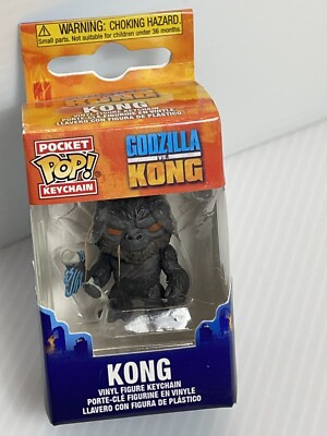 Funko Pocket Pop Keychain Movies Godzilla Vs Kong: Kong Viny Figure New In Box-image