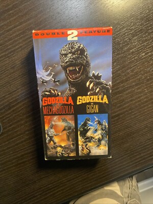 Godzilla VS Mechagodzilla / Godzilla VS Gigan VHS Double Feature, New no shrink-image