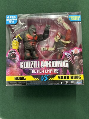 MonsterVerse GODZILLA x KONG the New Empire (2024) KONG vs SKAR KING Figures!-image