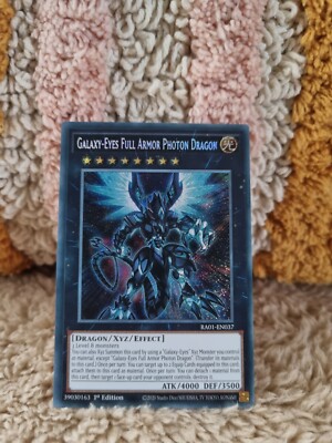 RA01-EN037 Galaxy-Eyes Full Armor Photon Dragon Secret Rare 1st Ed-image