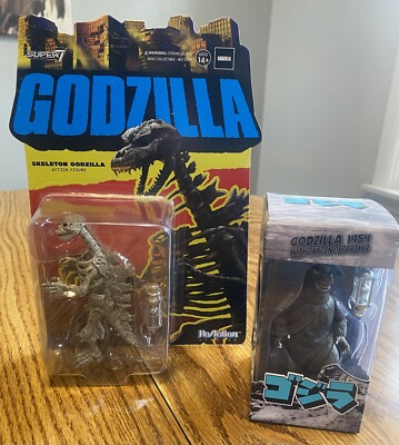 GODZILLA 1954 and Skeleton Godzilla with Oxygen Destroyer Lot-image