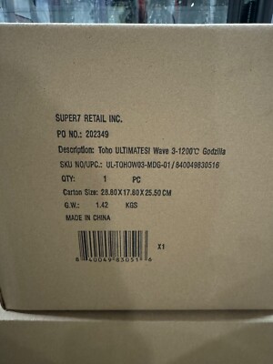 SUPER7 Toho ULTIMATES!  1200ºC Godzilla Wave 3 Figure-image