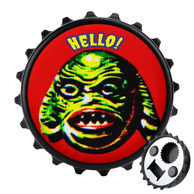 FAMOUS MONSTERS The Creature Refrigerator Magnet and Bottle Opener-image