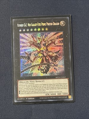 Number C62: Neo Galaxy-Eyes Prime Photon Dragon MP24-EN069 25th Anniversary  -image