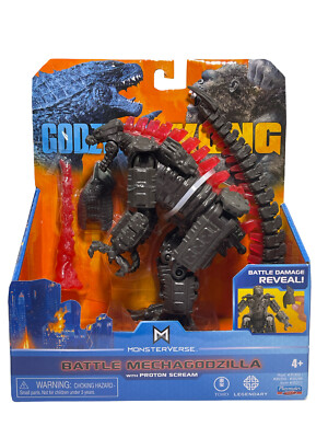 GODZILLA VS KONG MonsterVerse 6-Inch Battle Mechagodzilla with Proton Scream NIP-image