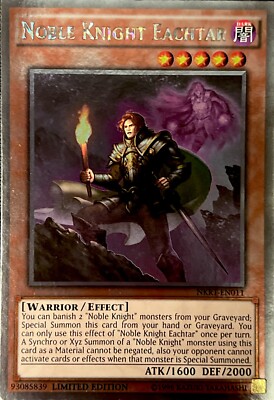 Noble Knight Eachtar NKRT-EN011 Limited Edition Platinum Rare VLP-image