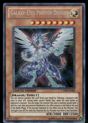 Yugioh! Galaxy-Eyes Photon Dragon CT08-EN003 Secret Rare HP-image
