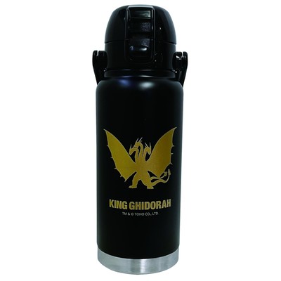 TOHO Godzilla King Ghidorah SST Direct water bottle 800ml With handle-image