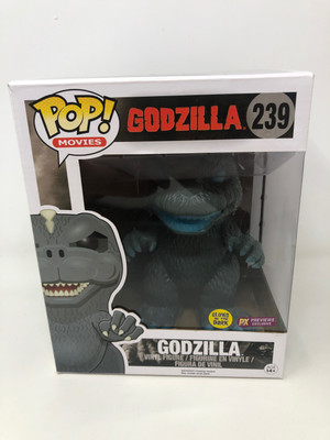 Funko POP! Movies Godzilla Blue Supersized #239 Vinyl Figure DAMAGED BOX-image