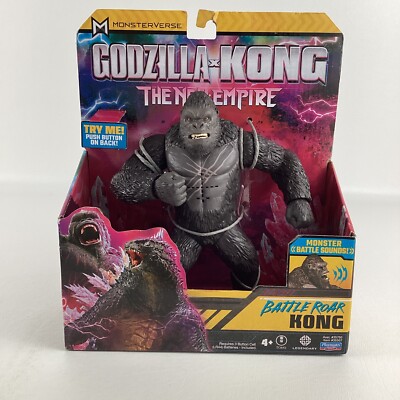 Godzilla Kong The New Empire Monsterverse Battle Roar Kong Action Figure Sounds-image