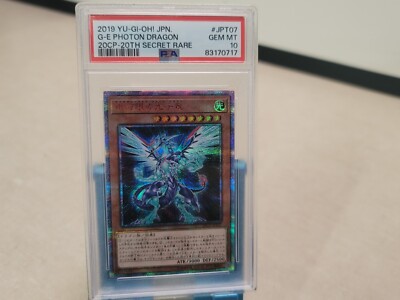 PSA 10 2019 Galaxy-Eyes Photon Dragon #JPT07 Yu-Gi-Oh! 20CP 20th Secret Rare-image