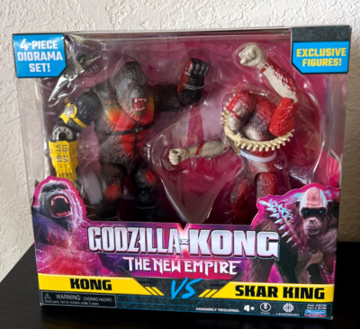 Godzilla X Kong The New Empire Exclusive Set of 2 KONG Vs SKAR KING 2024 NEW+BOX-image