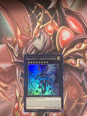 Yugioh! LP Galaxy-Eyes Full Armor Photon Dragon - MP16-EN044 - Super Rare - 1st -image