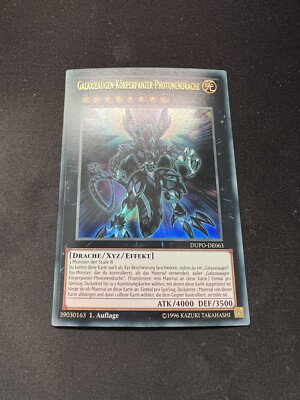 German Yugioh Galaxy-Eyes Full Armor Photon Dragon DUPO-EN063 Ultra nm-image