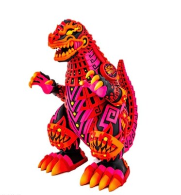 Godzilla Designer Figure Urban Aztec Burning Variant Timed Edition NEW IN BOX-image