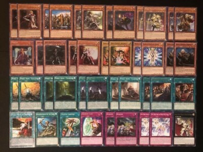 YUGIOH NOBLE KNIGHT DECK- MADRUT- NOBLE ARMS- BROTHERS- DRYSTAN- NEAR MINT-image