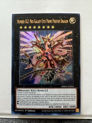 Brand New Ultra Rare Number C62: Neo Galaxy-Eyes Prime Photon Dragon-image
