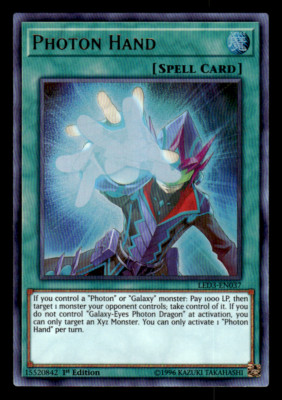 Photon Hand LED3-EN037 Legendary Duelists: White Dragon Abyss 1st Edition-image
