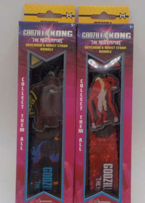 GODZILLA x KONG The New Empire  Keychain & Wrist Strap Bundle- Kong and Skar NIP-image