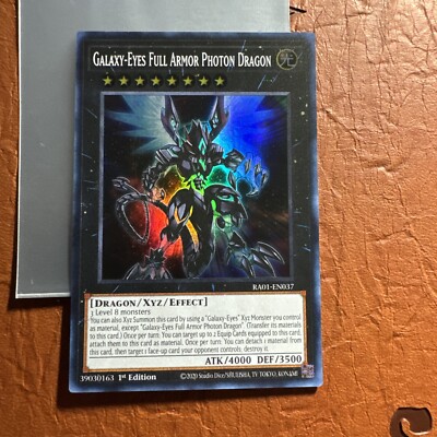 SUPER Rare Galaxy-Eyes Full Armor Photon Dragon RA01-EN037 (NM)-image
