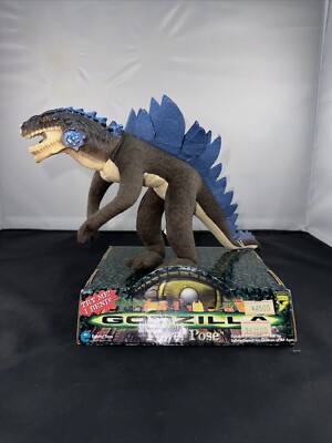 1998 EQUITY TOYS 12” LONG GODZILLA POWER POSE NEW IN BOX-image