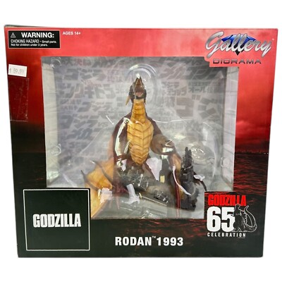 Diamond Gallery Diorama Godzilla Rodan 1993 Statue PVC Figure 65th Open Box-image