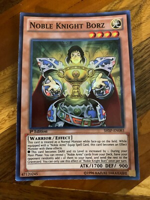 Noble Knight Borz SHSP-EN085 1st Edition Super Rare PL + BONUS-image