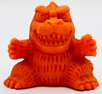 Orrange Fight Godzilla Eraser Monster Vintage Toei Mini Figure Collectable Japan-image
