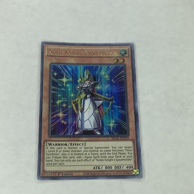 Yu Gi Oh Noble Knight's Spearholder (BROL-EN019) 1st edition (NM)-image