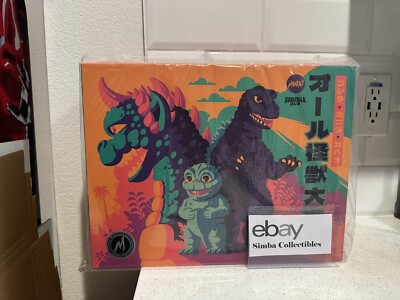MONDO SDCC All Monsters Attack GITD 3 Figure Set Cherry Blossom GITD IN HAND-image